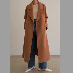 The Curated Tailored Coat (Camel / Size S), Retail $400
